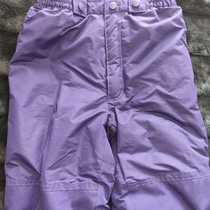 Kids Purple Snowpants